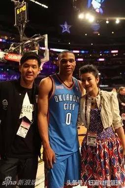 nba和艺人合照 NBA球星与中国明星合照(2)