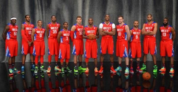 2014nba全明星合影 精心整理的历届NBA全明星球员合影(28)