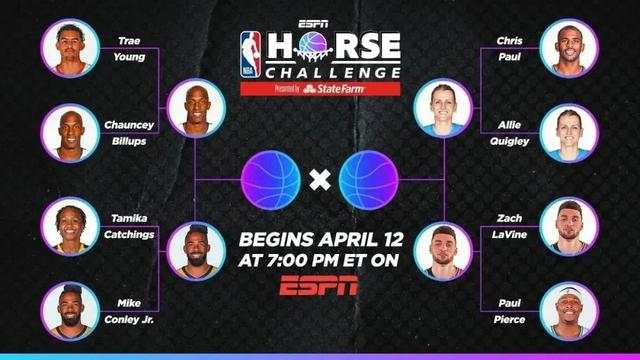 nba全明星horse大赛 NBA举办HORSE投篮大赛(2)