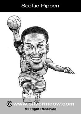 铅笔手绘nba球星 NBA球星的素描画(3)