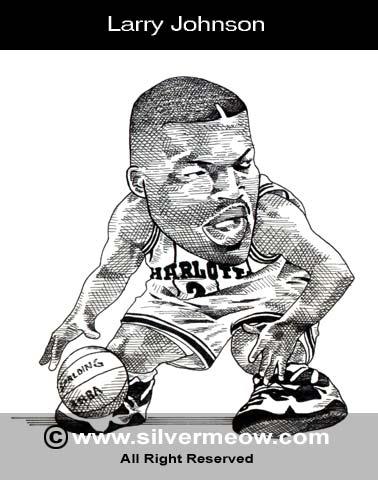 铅笔手绘nba球星 NBA球星的素描画(14)