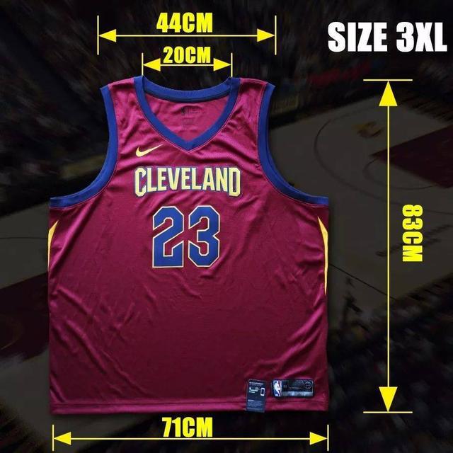 nba球衣48码是多大 新版NBA球衣尺码怎么选(50)