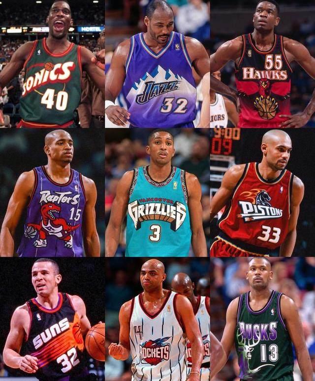 nba90号球衣是谁 NBA90年代中的9大球衣(1)