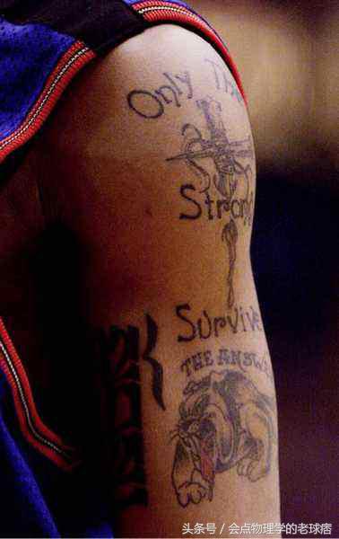 nba白人球员纹身 经典的NBA球星纹身(3)