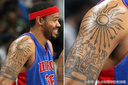 nba白人球员纹身 经典的NBA球星纹身(15)