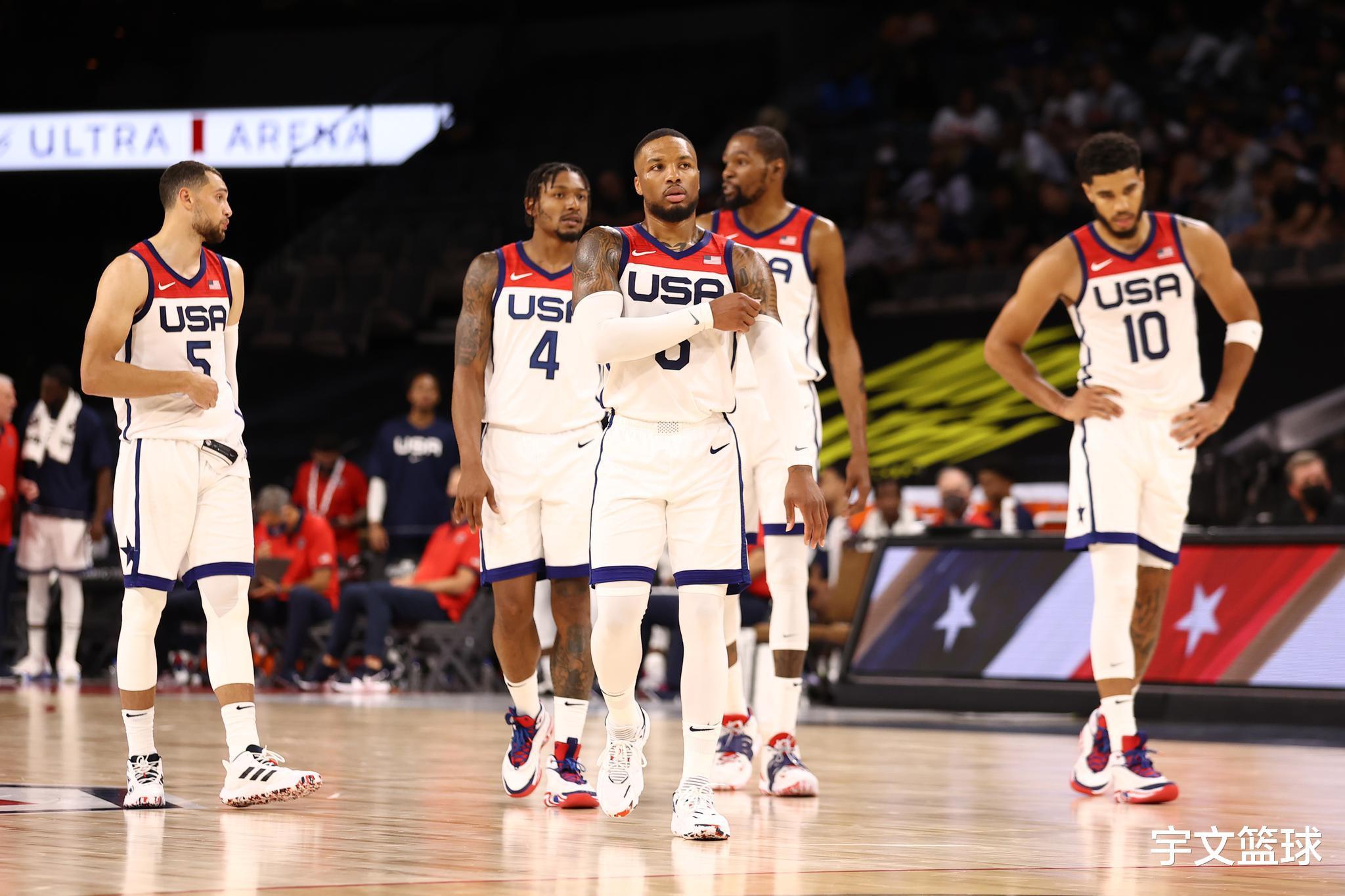 FIBA第二期奥运男篮实力榜出炉！澳大利亚仍居榜首，美国力压西班牙升至第二(4)