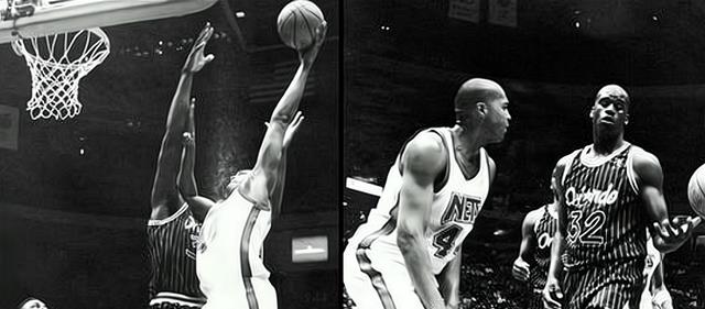 隔扣奥尼尔有多难？NBA历史上仅2人做到，卡特试图隔扣拍在地板上(5)