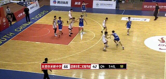 曾单场狂砍101分的广东高中生加入清华！他接触篮球也才五年......(8)