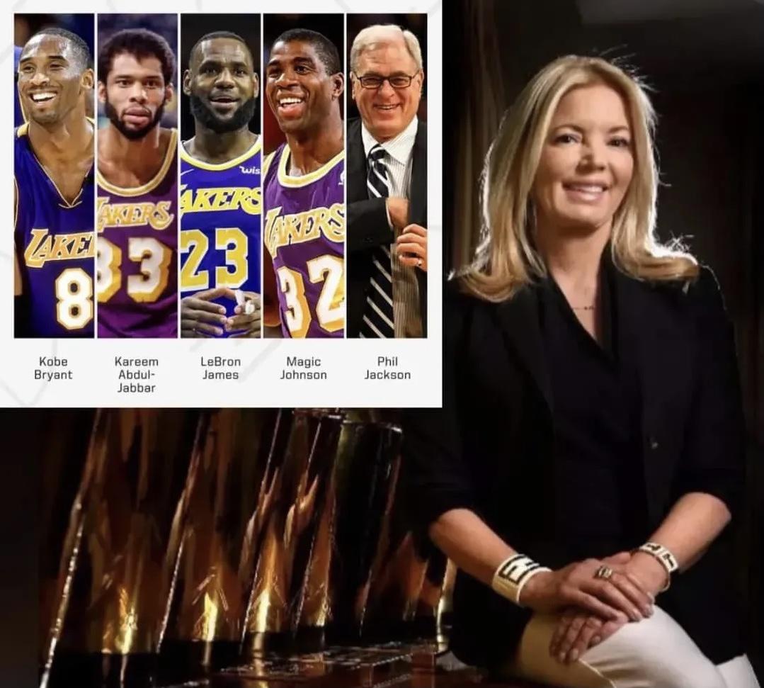 NBA ：珍妮巴斯谈湖人队史最伟大的五个人，你猜到了吗？(1)