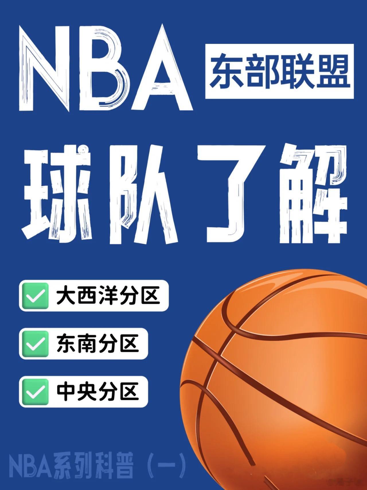 NBA基本球队了解（东部联盟篇）NBA全称：美国职业篮球联赛National B(1)