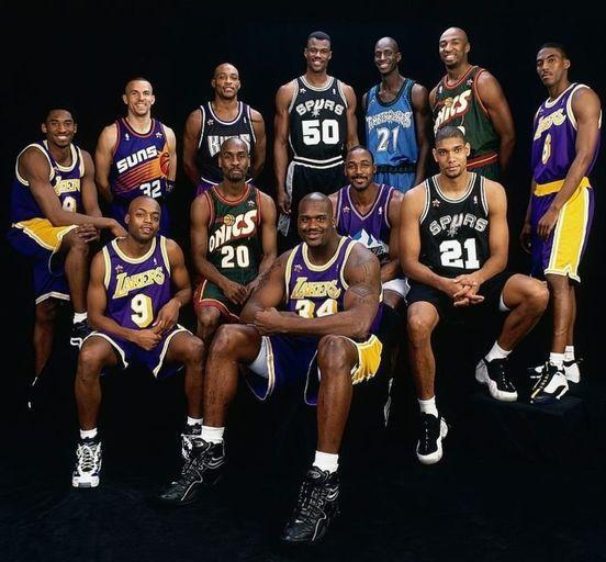 98年NBA西部全明星赛才是盛宴，有科比、基德、马布里、大卫罗宾逊、狼王加内特、(1)
