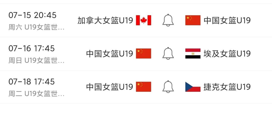 中国女篮U19出征世界杯，首战于7月15日打响，你会关注吗？期待开门红。(2)