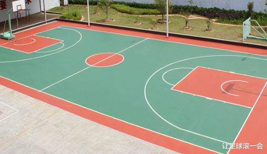 篮球知识-标准篮球场尺寸是多少与nba篮球场大小有何不同(1)