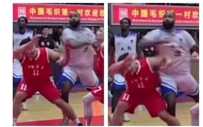 纺织行业篮球联赛总决赛火爆冲突：红队与白队的“八角笼”之战(1)