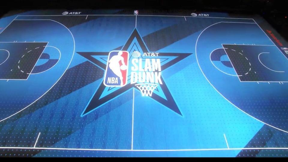 五人确定出战三分大赛！揭秘全明星LED地板：NBA首次在玻璃上打球(6)
