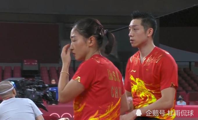从0-1到4-1！中国奥运组合逆转，刘诗雯许昕怒吼，马琳鼓掌(2)
