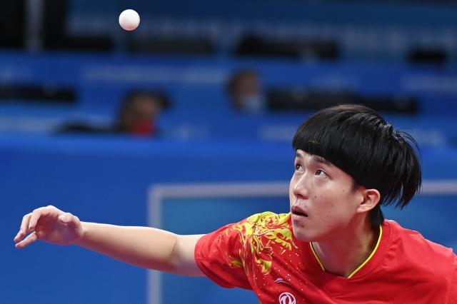 提前上演的决赛 中国队力克瑞典进世乒赛男团四强(3)
