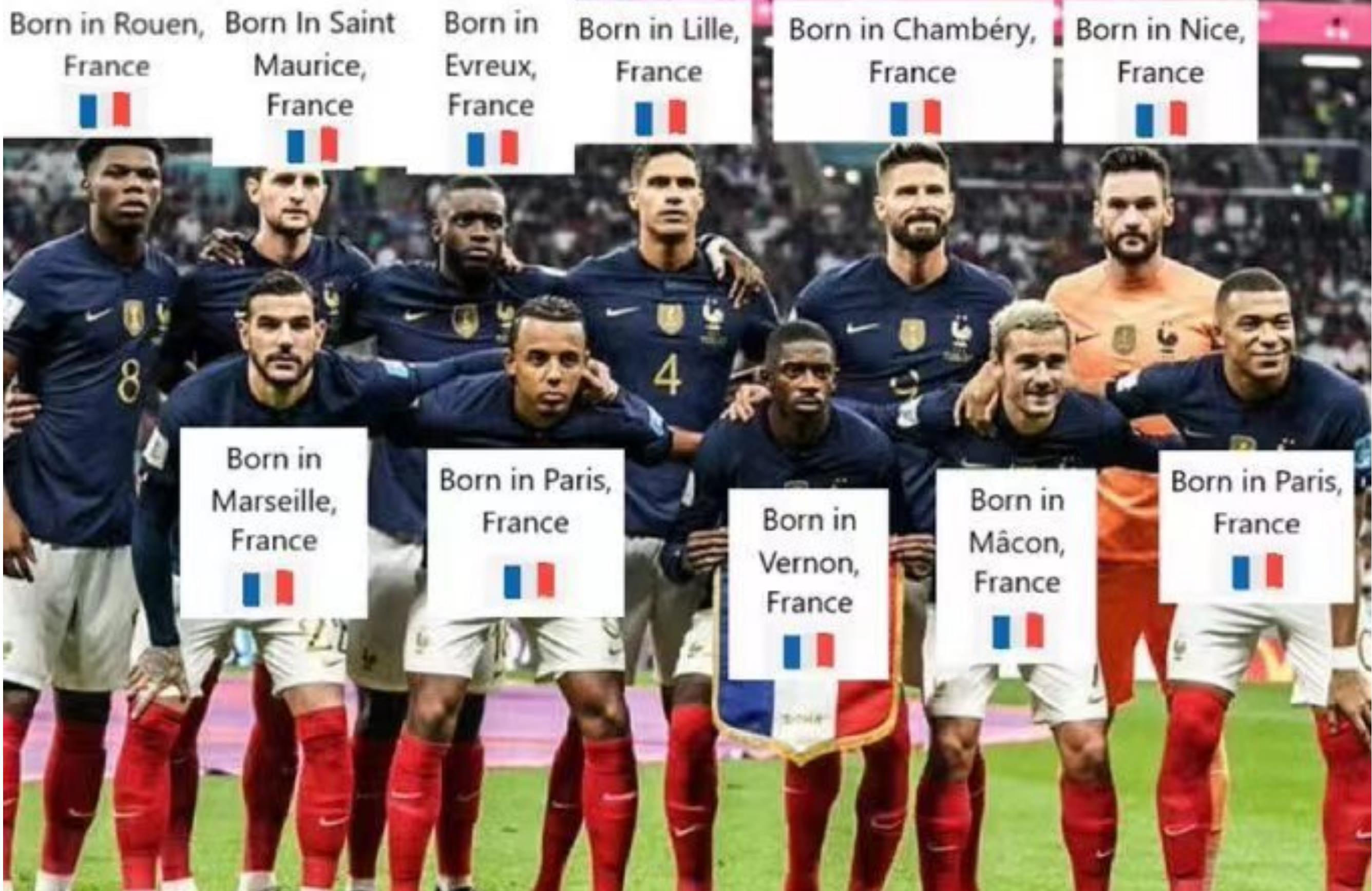 法国队26人中有15个黑人！难怪肯尼亚总统说：法国队更像是非洲队(5)