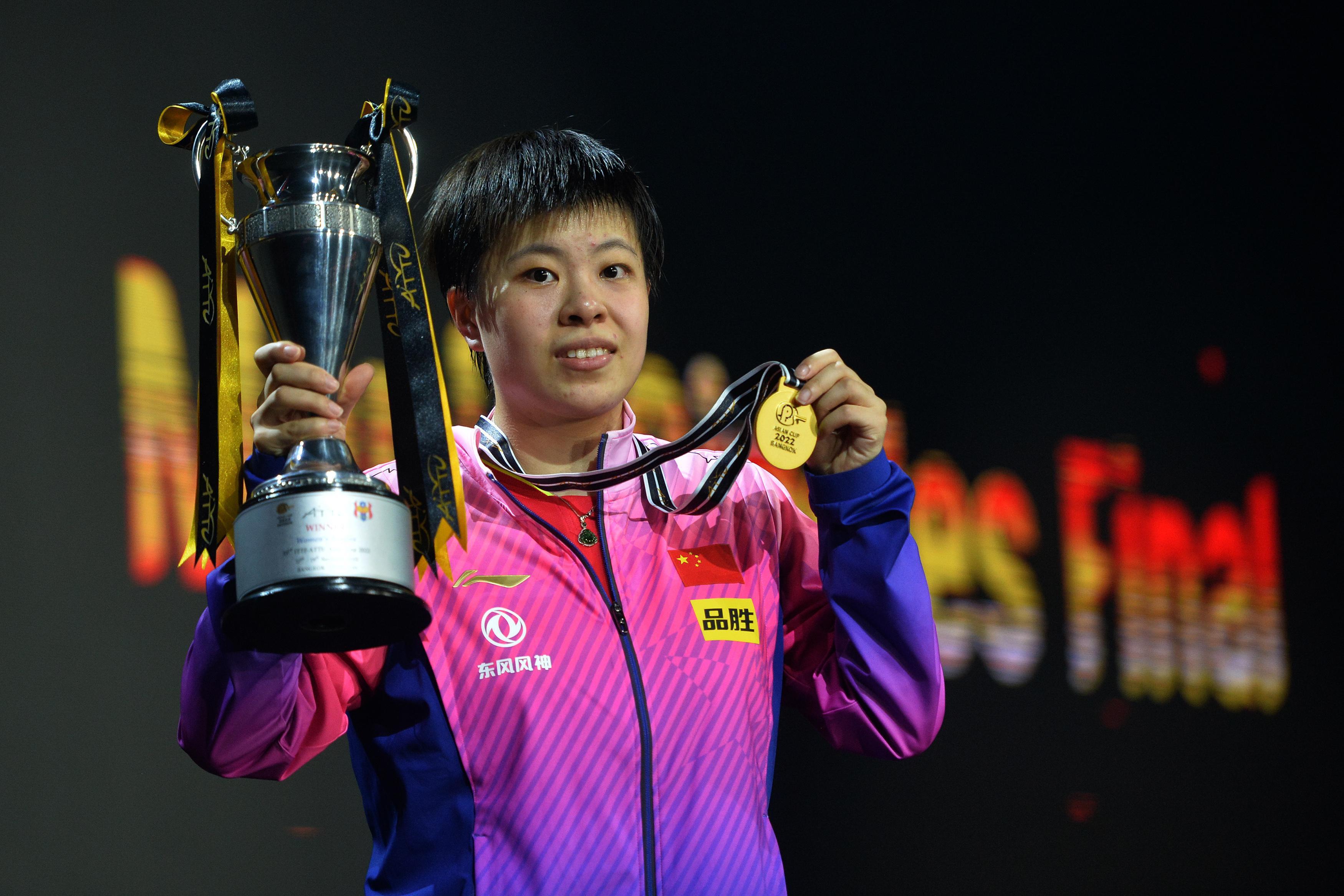 王艺迪排名超王曼昱！携冠军首次跻身世界前三，加剧女队奥运竞争(1)