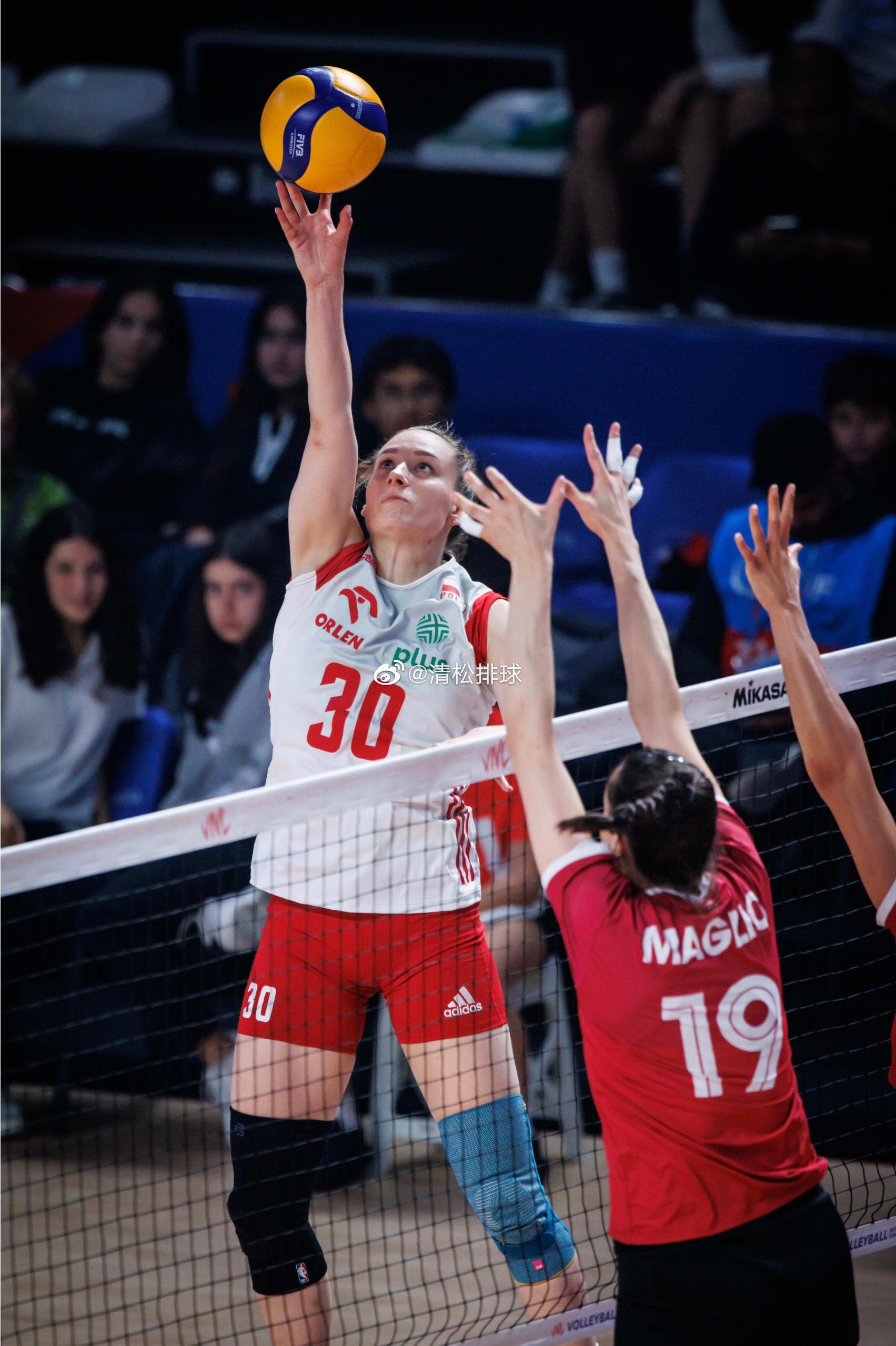 【技术统计】2023年世界女排联赛土耳其安塔利亚站V1波兰3-2加拿大（20-2(8)