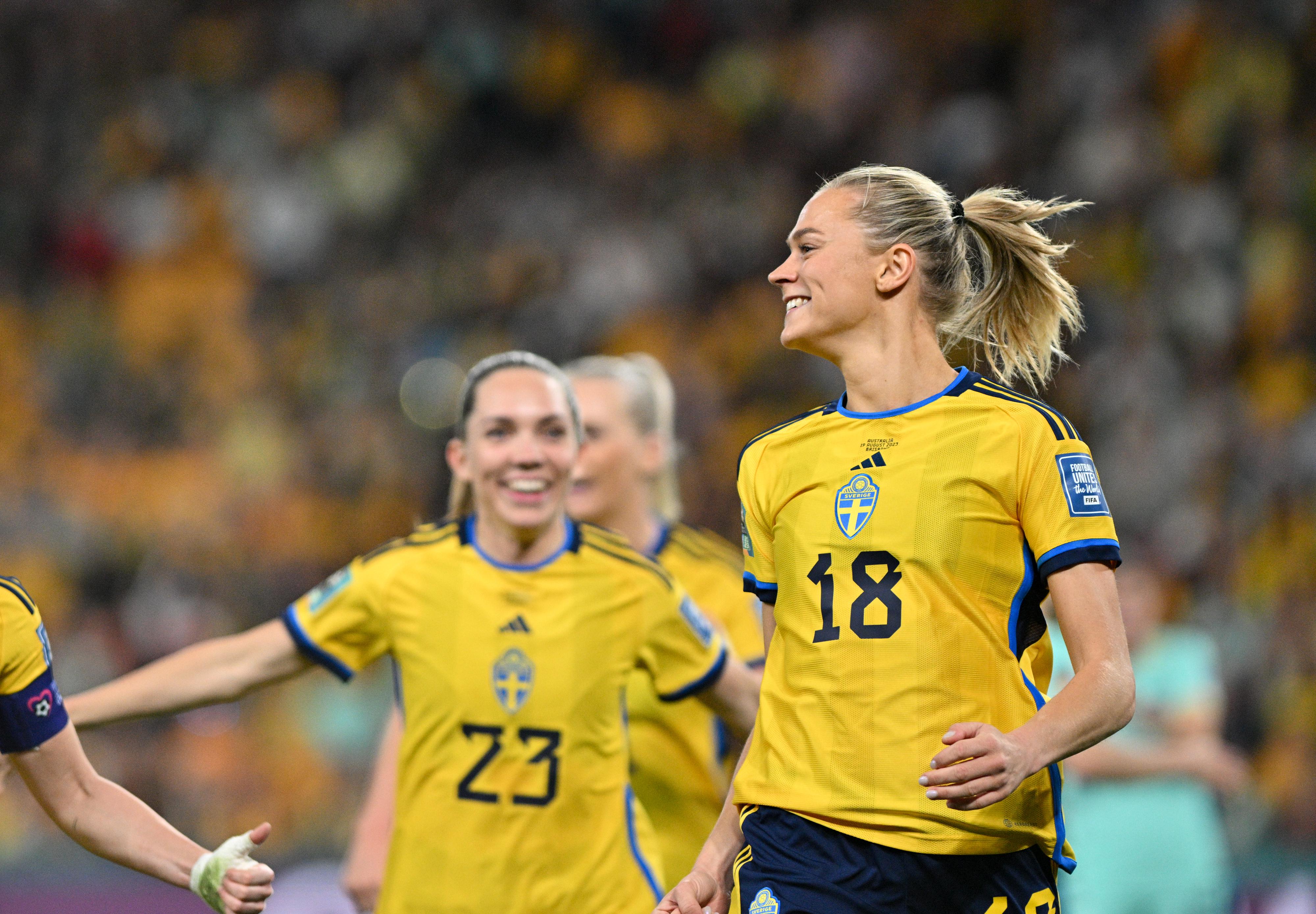 三、四名决赛：瑞典队胜澳大利亚队(2)