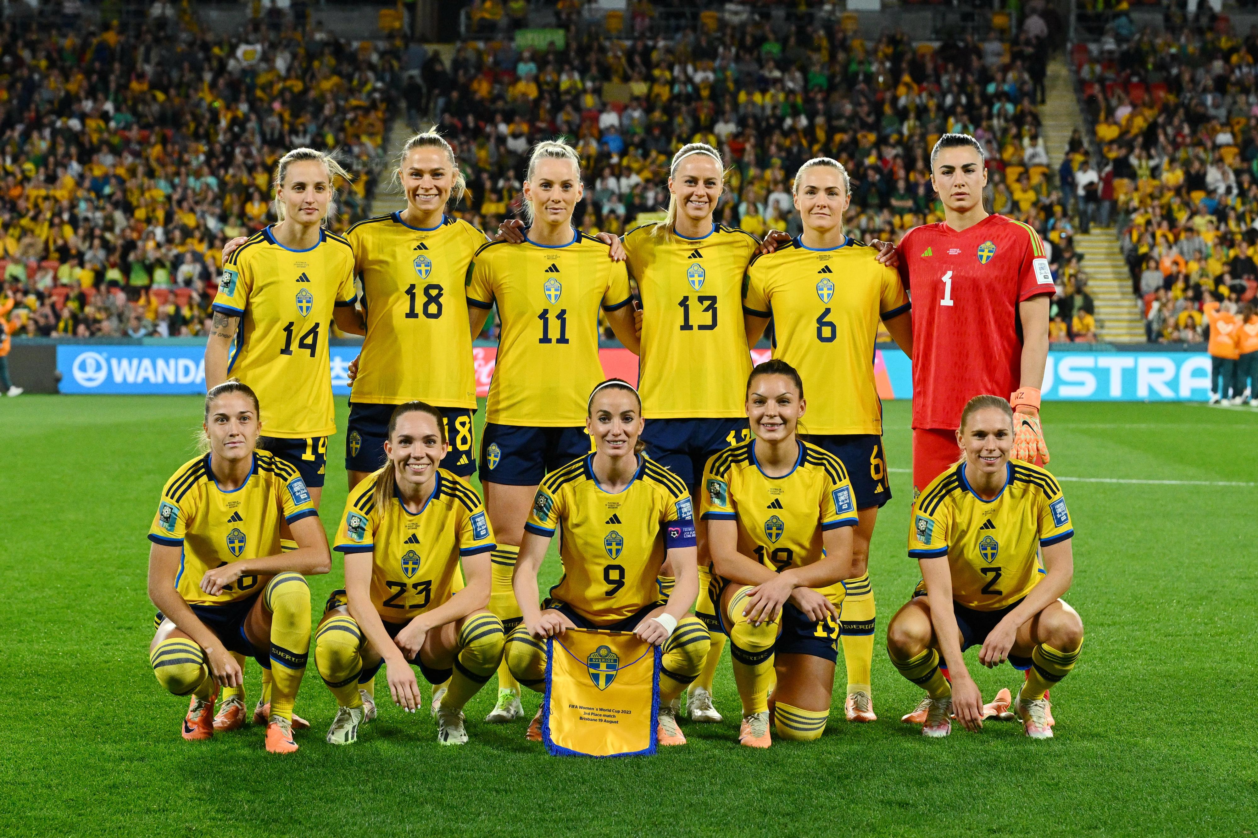 三、四名决赛：瑞典队胜澳大利亚队(3)