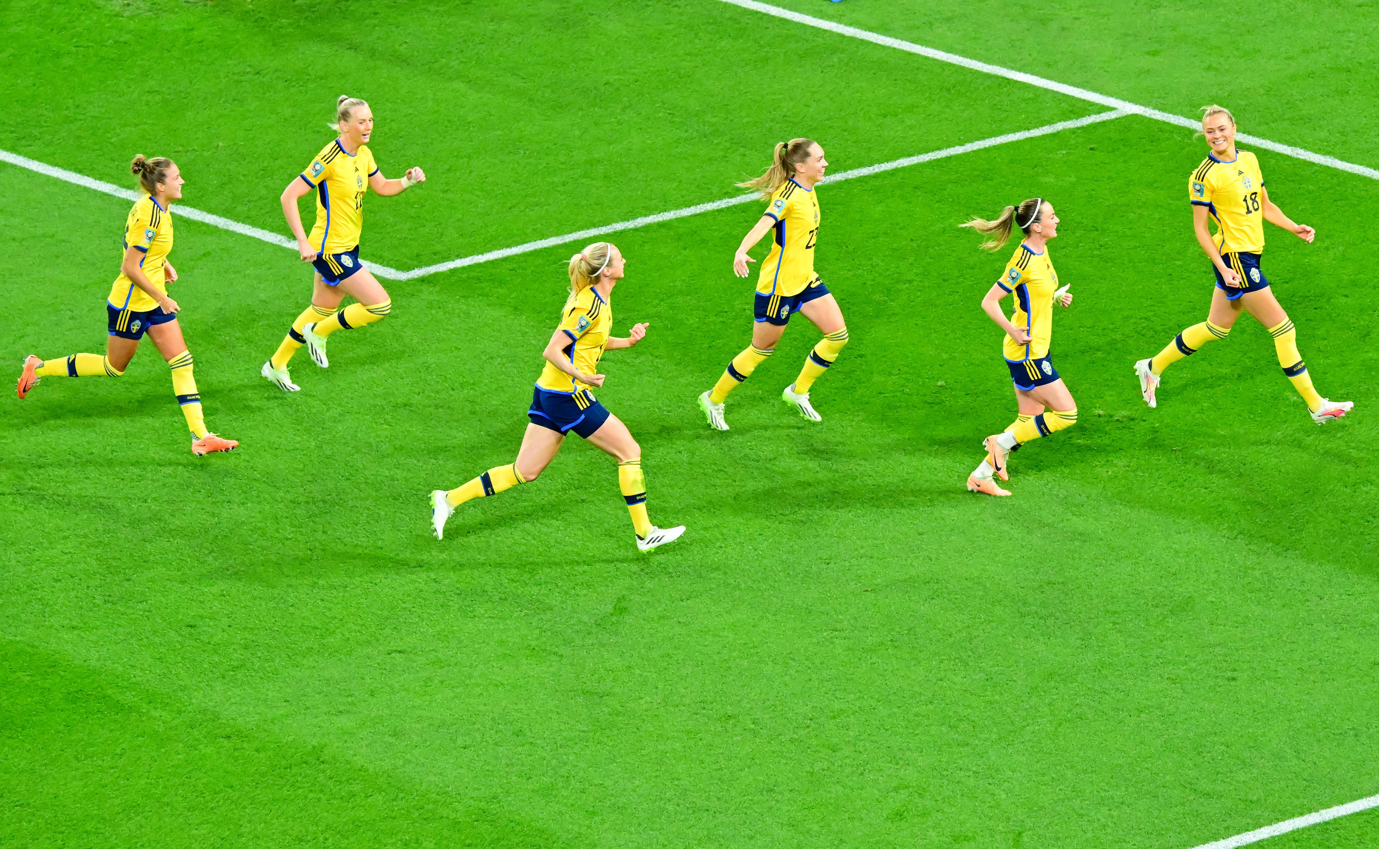 三、四名决赛：瑞典队胜澳大利亚队(7)