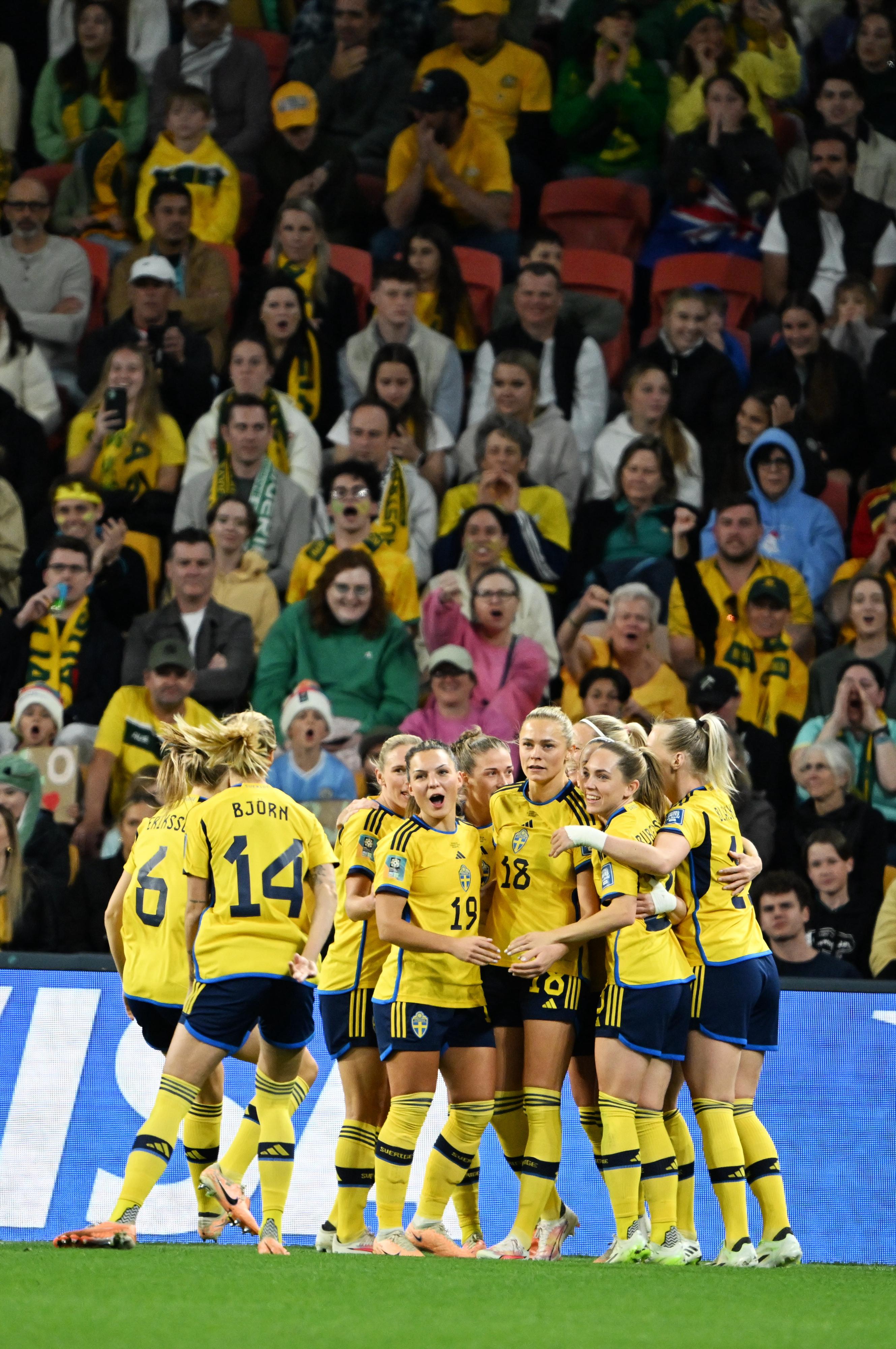 三、四名决赛：瑞典队胜澳大利亚队(10)