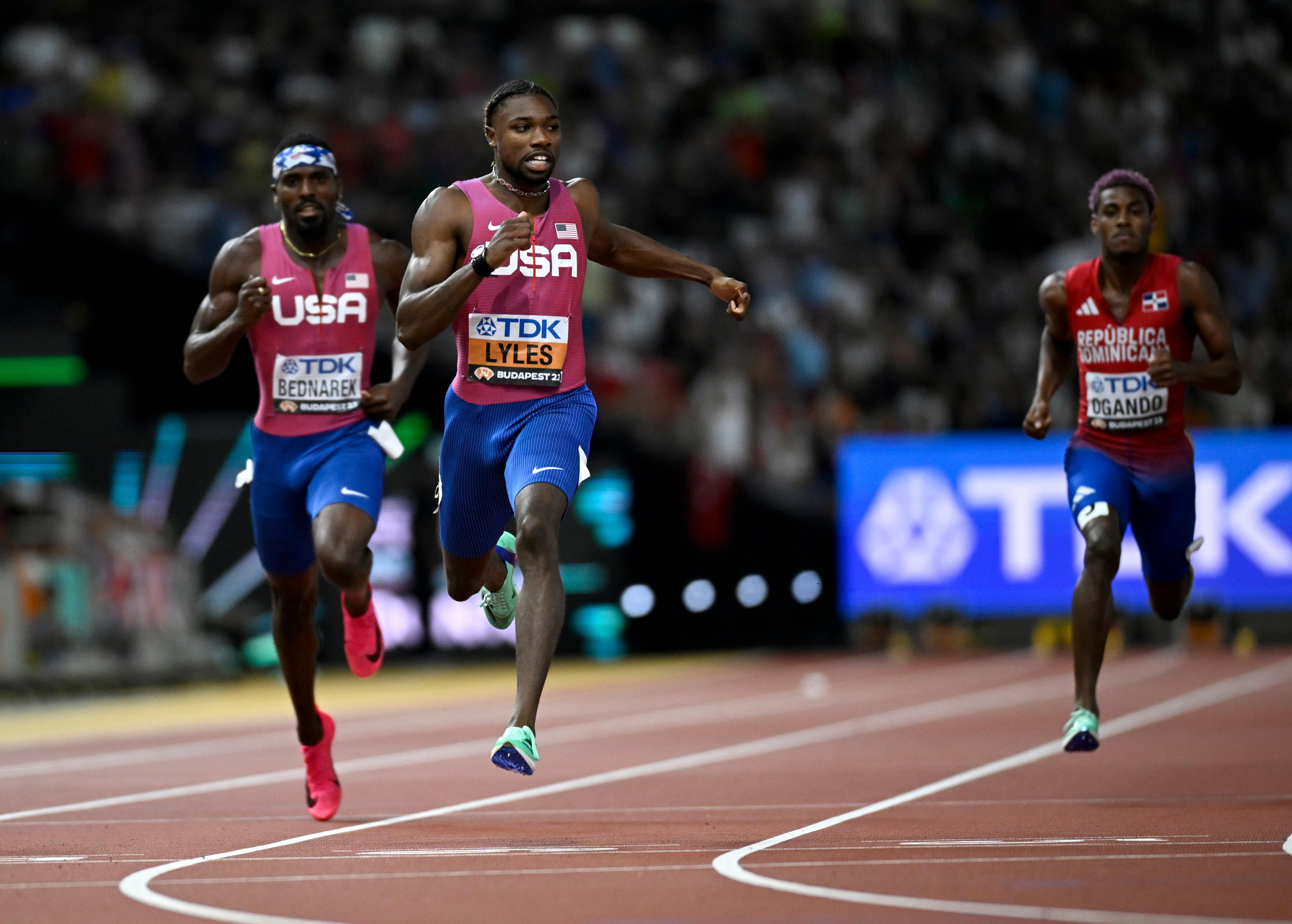 男子200米：美国选手莱尔斯夺冠(3)