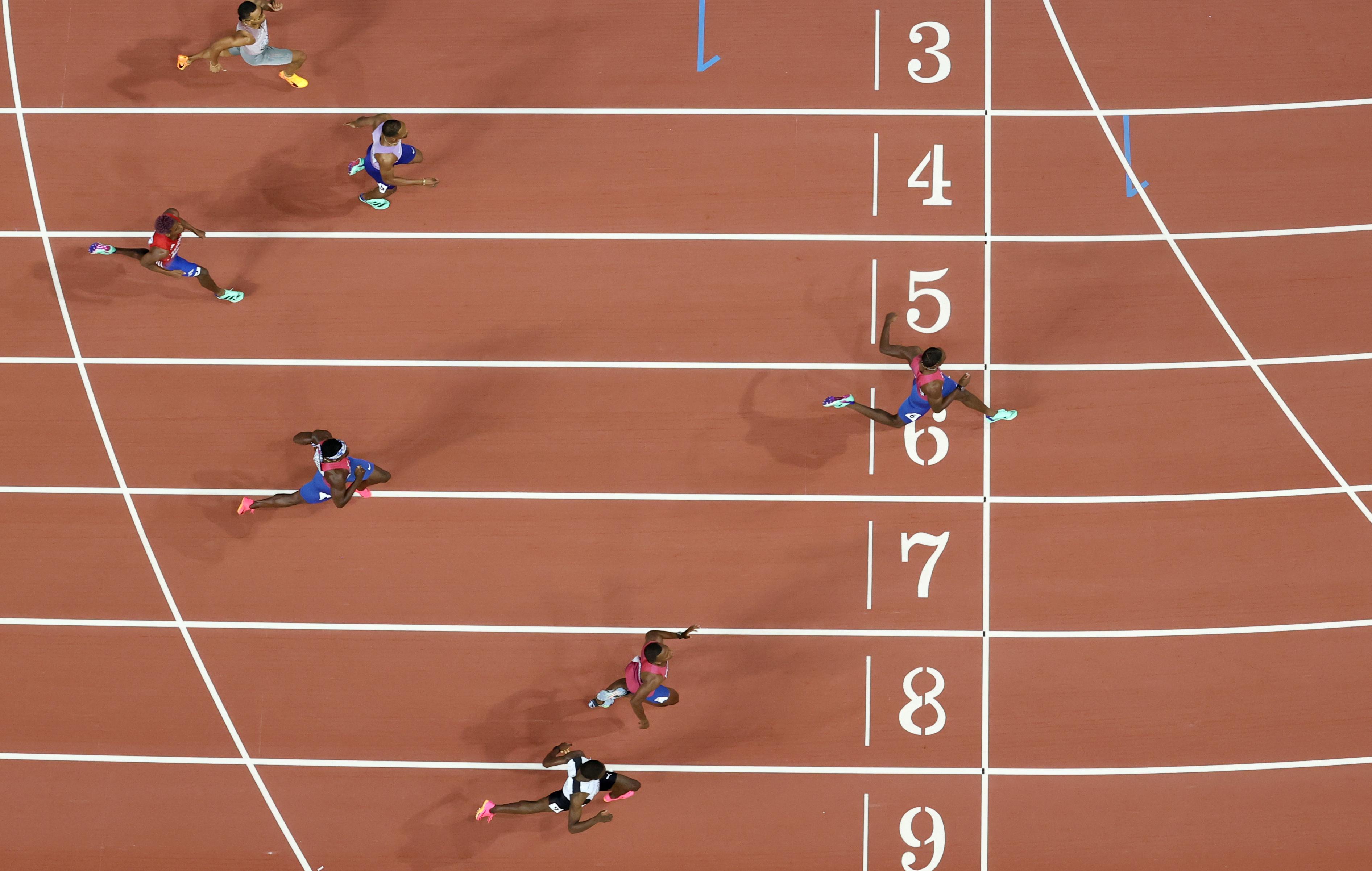 男子200米：美国选手莱尔斯夺冠(5)