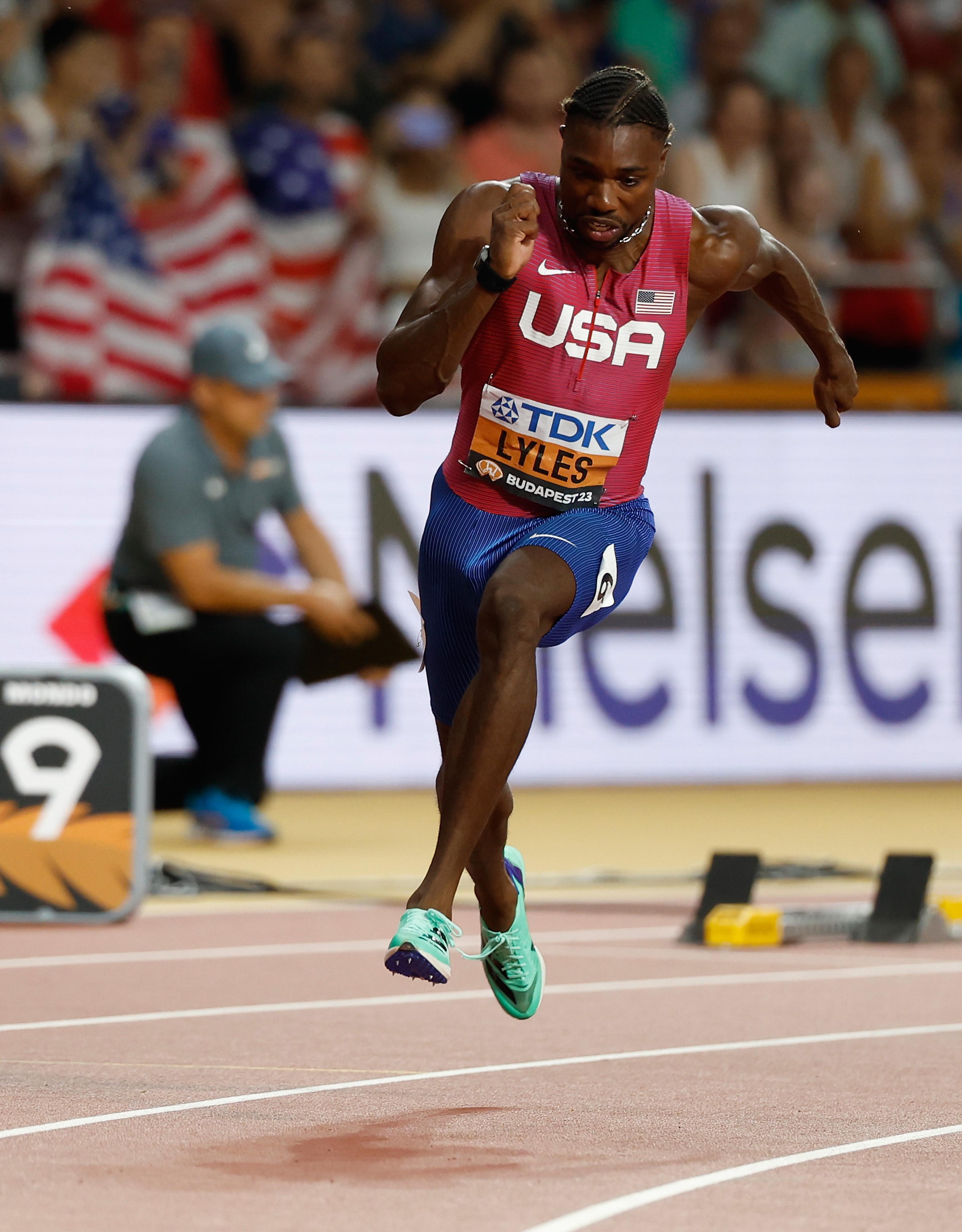 男子200米：美国选手莱尔斯夺冠(6)