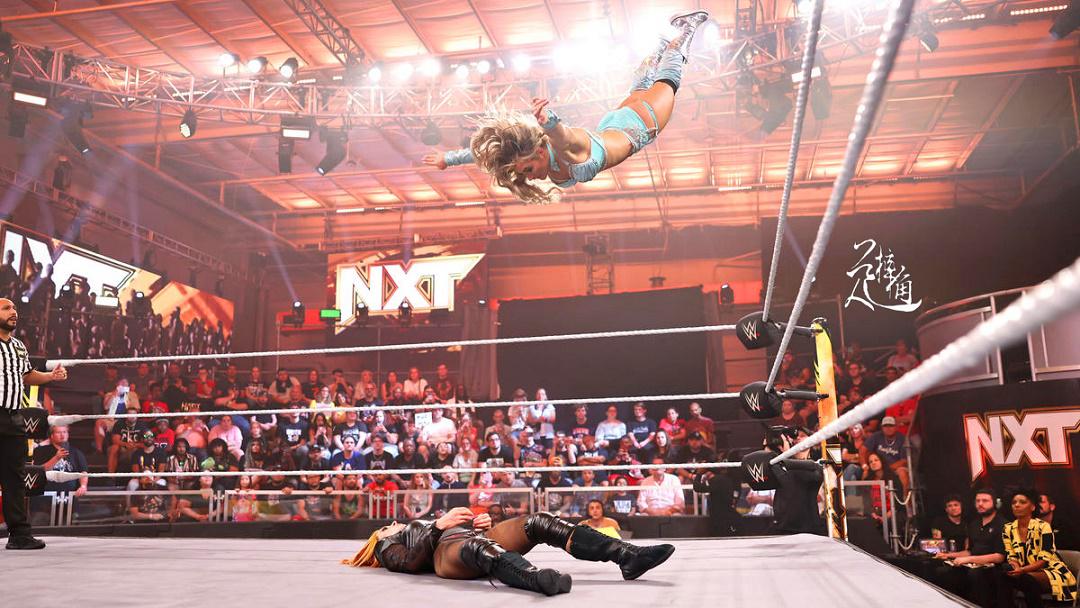 贝基林奇时隔8年再战WWE发展联盟，直捣黄龙斩获NXT女子冠军！(2)