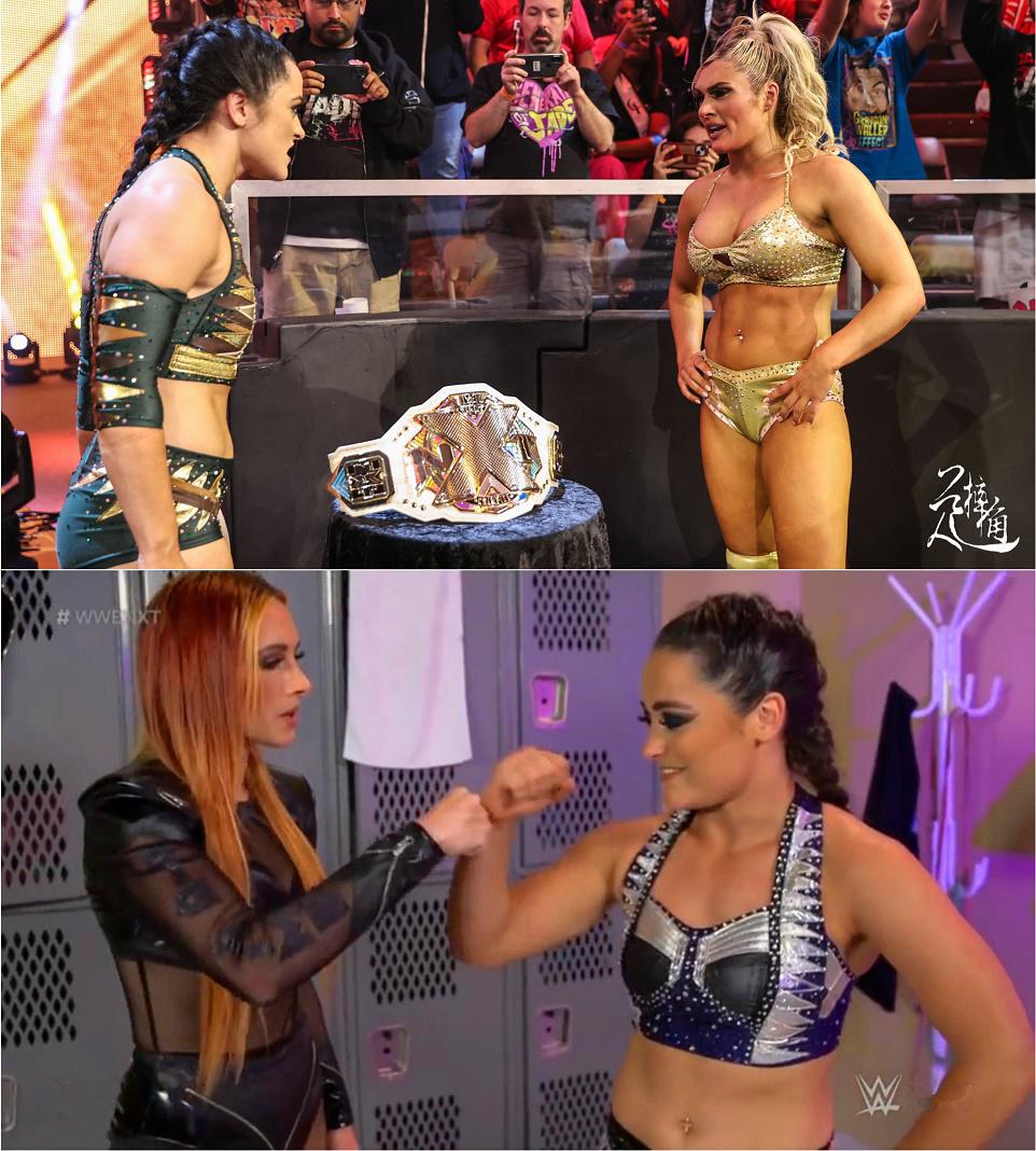 贝基林奇时隔8年再战WWE发展联盟，直捣黄龙斩获NXT女子冠军！(9)
