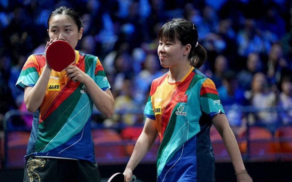 恭喜钱天一！祝贺陈幸同！中国队3-0大获全胜，乒乓球女双4强诞生(2)