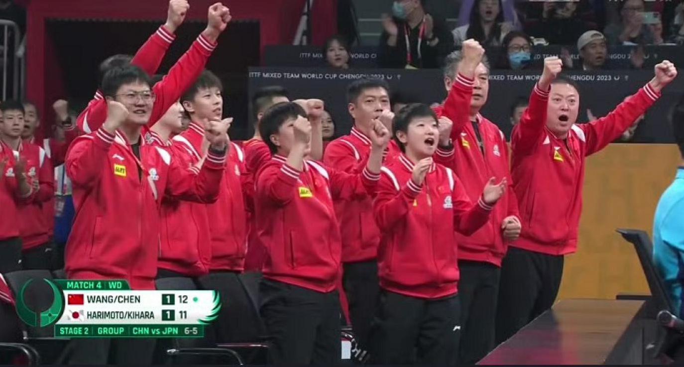 混团世界杯排名！国乒韩国同分，胜者夺冠，日本队锁定季军(4)