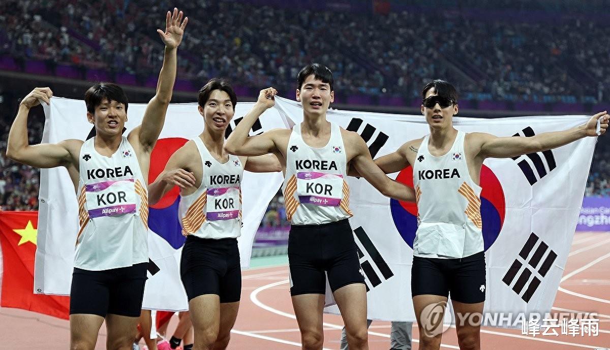 中国男子4×100米接力队直通巴黎奥运，中日韩三家各有不同境遇