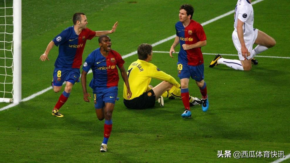 09年欧冠半决赛巴塞罗那 09欧冠决赛C罗梅西双雄对决梅西埃托奥破门巴萨2(4)