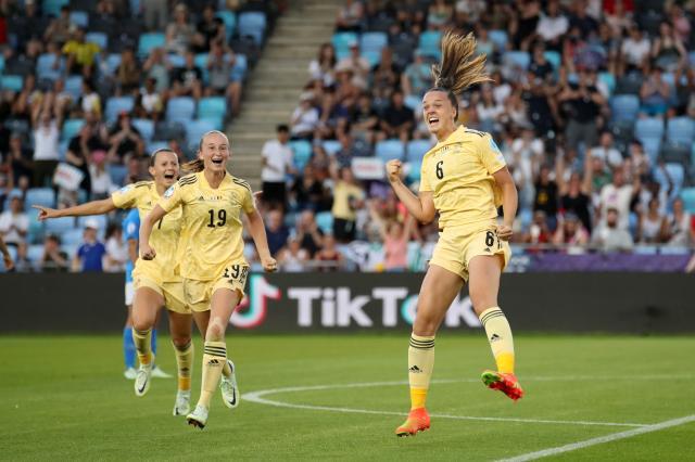 【女足欧洲杯】比利时创历史出线 冰岛102分钟绝平(1)