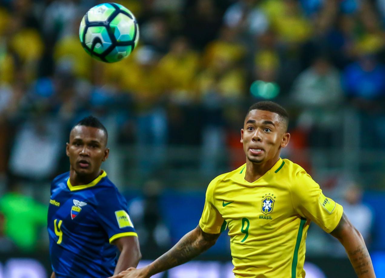 2017世界杯预选赛：巴西 2: 0 厄瓜多尔 加布里埃尔·热苏斯在巴西获胜中大放异彩(2)