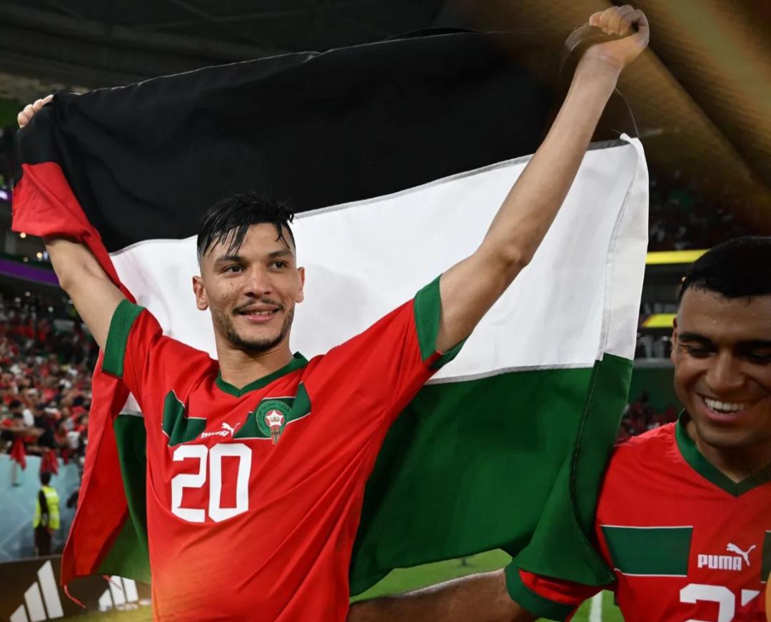 世界杯摩洛哥队支持巴勒斯坦，以色列电视台宣布不再转播！(4)