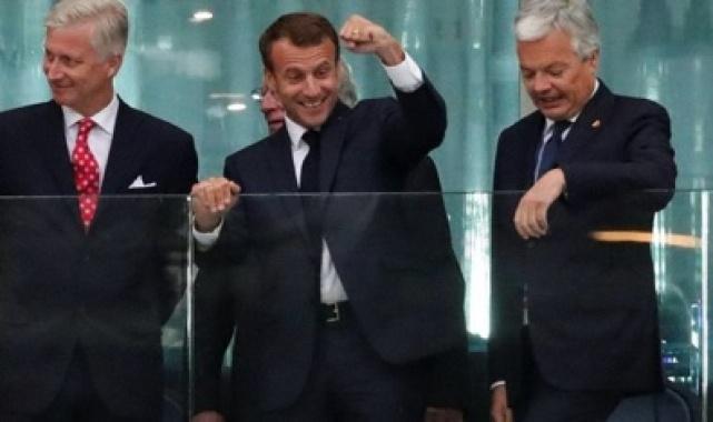 神了！法国总统连续3场预测全对，赛后进更衣室在角落鼓掌不抢风头(3)