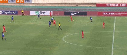 【U20女足亚预赛】霍悦欣双响 中国女足6比0菲律宾(5)