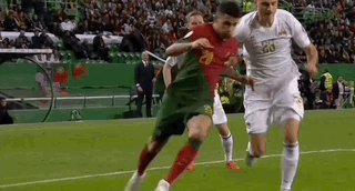 【欧预赛】C罗梅开创纪录！葡萄牙4比0大胜鱼腩(4)
