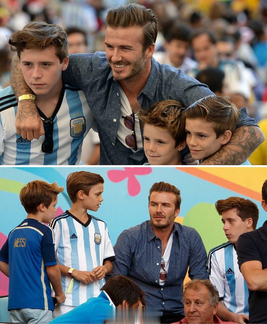 【贝克汉姆的儿子们都是梅西和阿根廷球迷】[doge]#吐槽个球# ​​​(1)