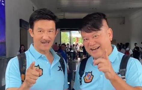 中国香港明星足球队体验村超氛围(1)