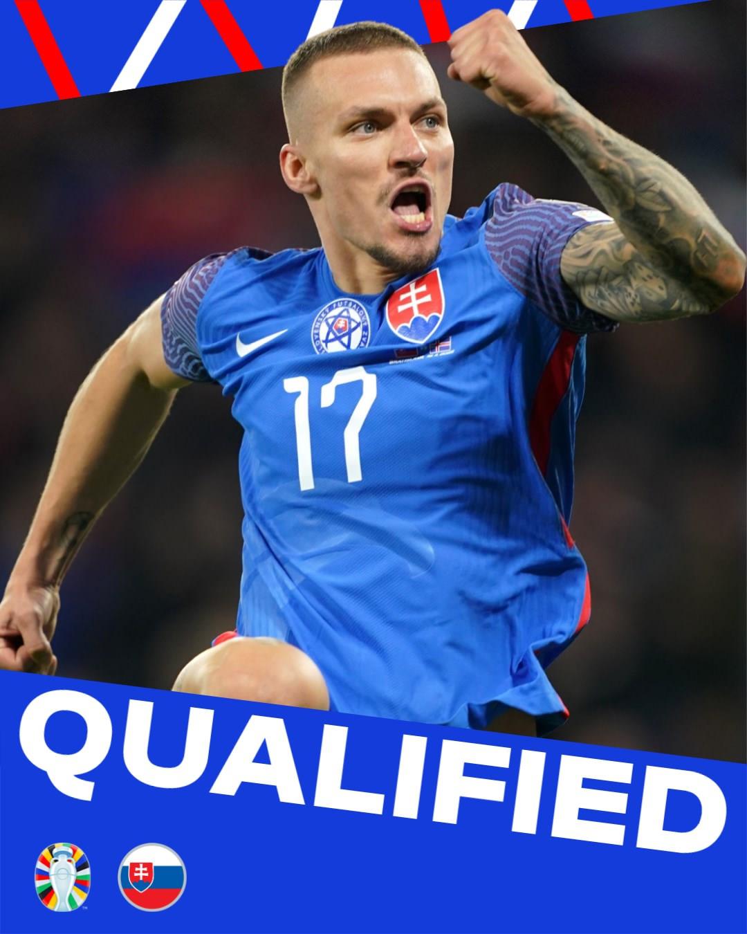 恭喜！斯洛伐克4-2战胜冰岛 提前一轮&连续第3次晋级欧洲杯正赛(1)