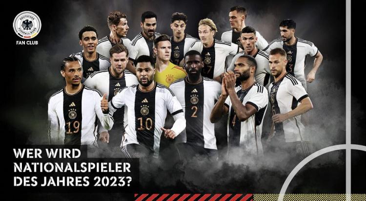德国队2023年度最佳球员15人候选：吕迪格、萨内&京多安在列(1)