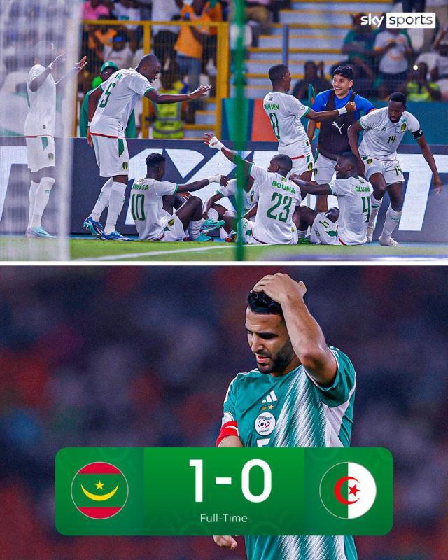 毛里塔尼亚非洲杯首胜晋级！阿尔及利亚+加纳出局(2)