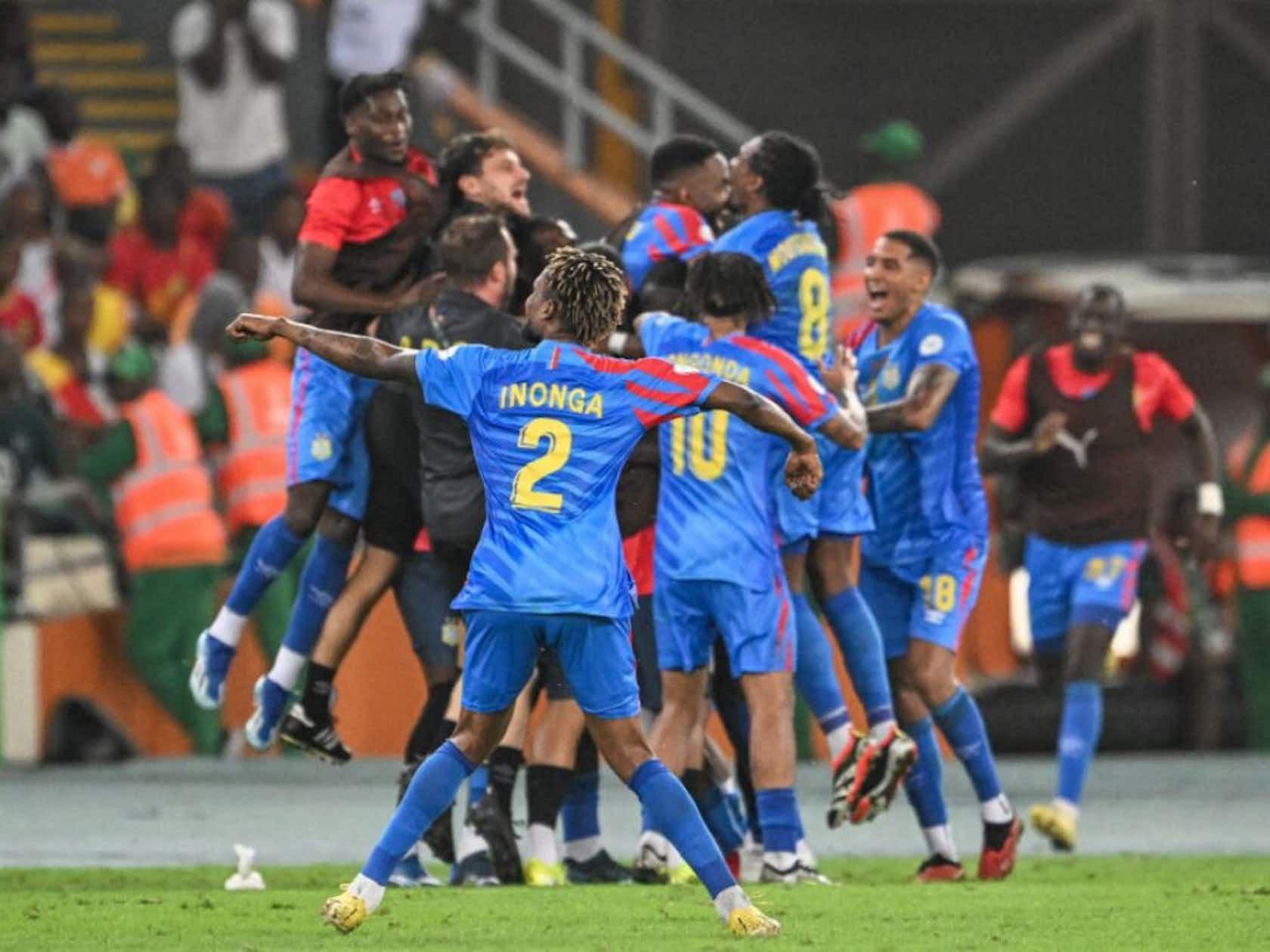 刚果民主共和国强势晋级非洲杯半决赛(1)