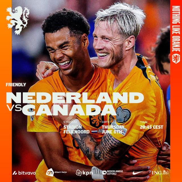 热身欧洲杯，荷兰约战加拿大爱尔兰(1)
